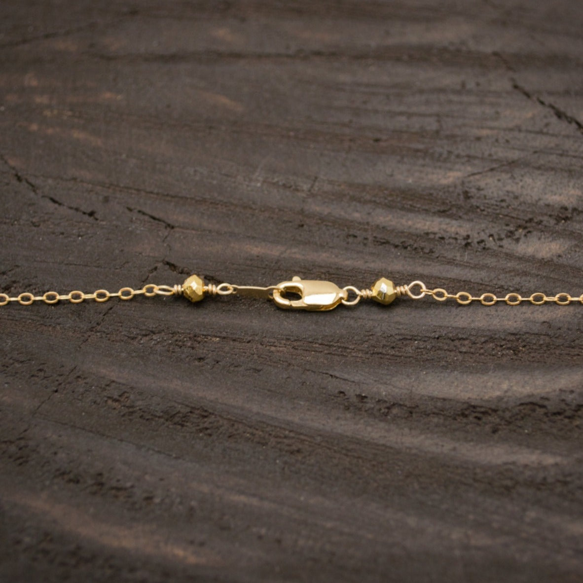 Luminous Opalite Bead Pendant Necklace - Pear-Shaped, Delicate 14k Gold-Filled or Sterling Silver