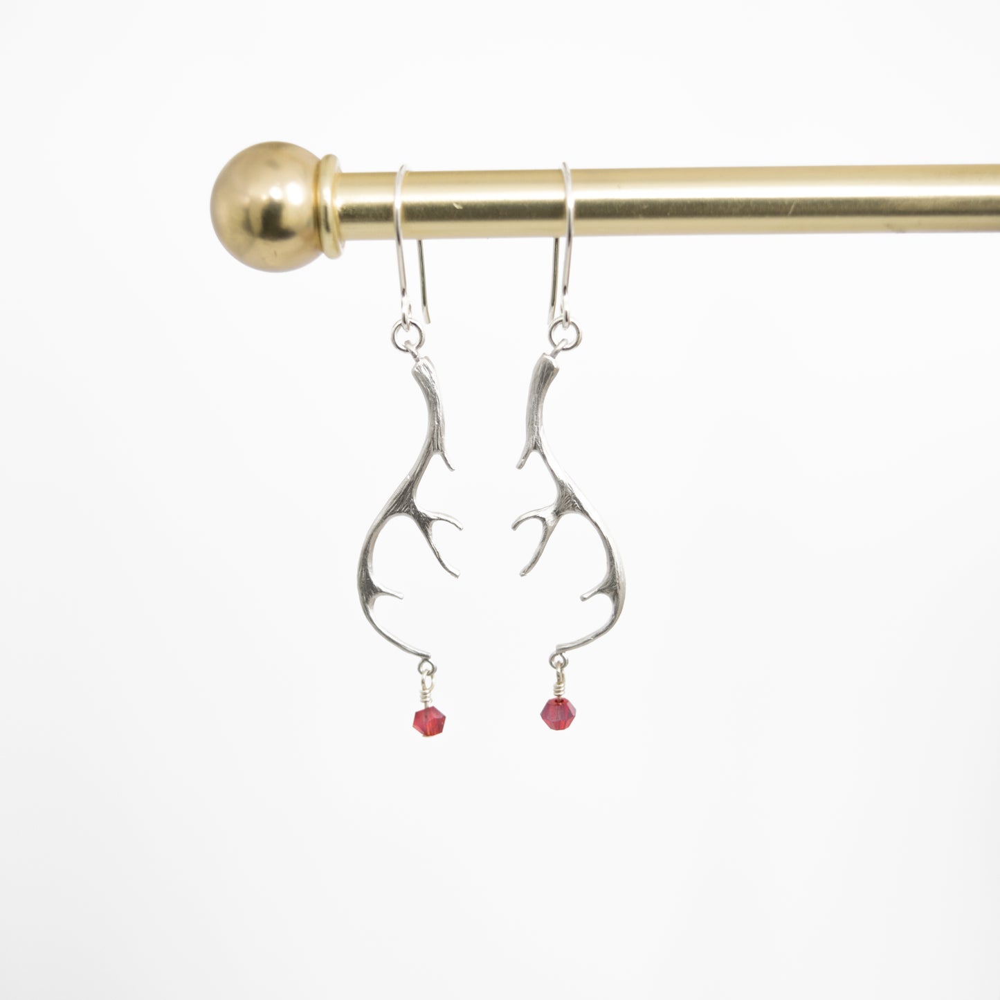 Festive Antler Dangle Earrings