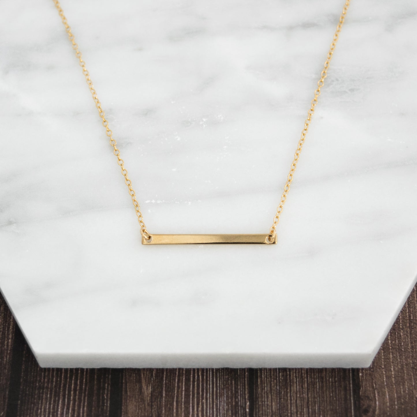 Bar Pendant Necklace