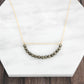 Pyrite Half Moon Necklace