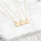 Three Heartstrings 3/8" Disc Necklace Set