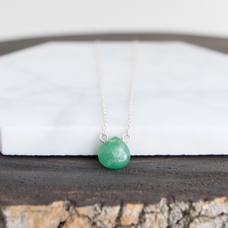 Vera Aventurine Stone Necklace