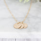 Floral Minima 3/8" Disc Necklace