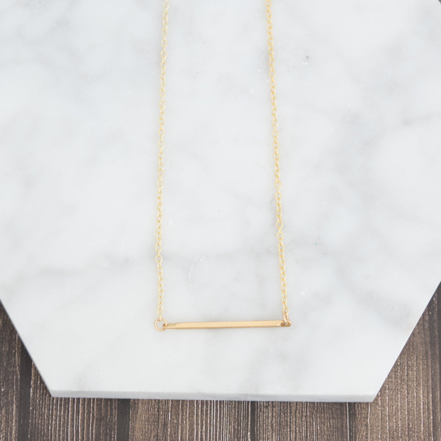 Gold Bar Necklace