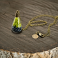 Long Nature Bottle Pendant Necklace