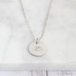 Heart Hands 1/2" Disc Bestie Necklace